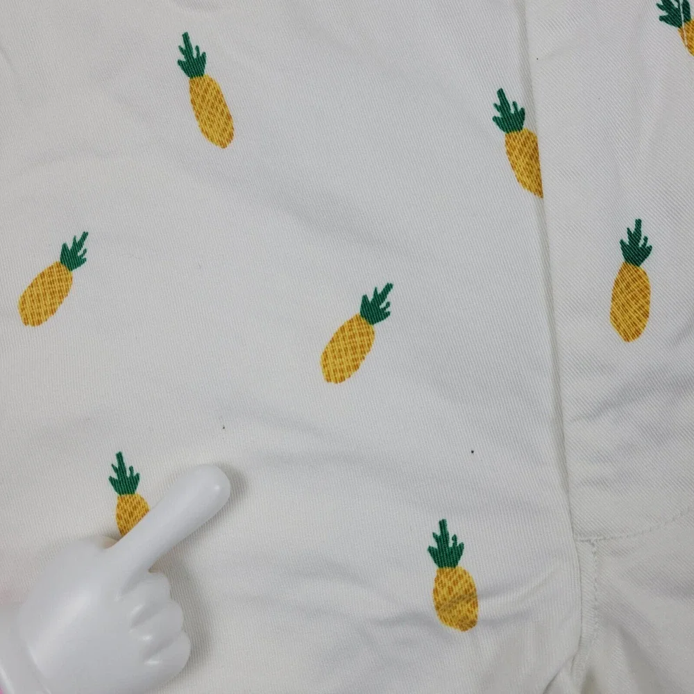 J.Crew‎ Gramercy White Pineapple Chino Shorts Mens 31W 9